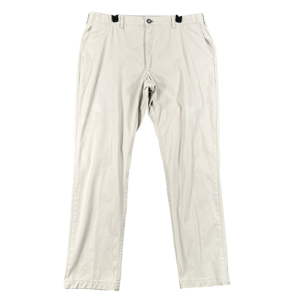 Lee Extreme Motion Chino Pants Mens 38x34 Khaki Relaxed Taper‎ Stretch Workwear